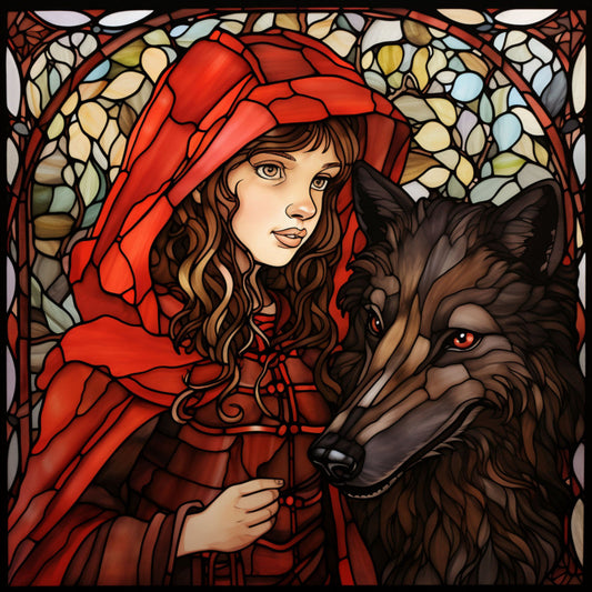 Little Red Riding Hood Fabric Panel 12