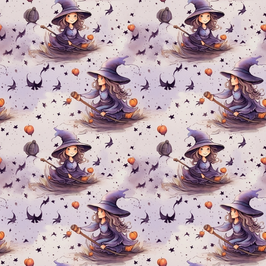 Daily Deal: Spooky Season Pattern 13 Quilting Cotton Fabric - 45" x 1 Yard"