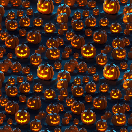 Scary Halloween Pattern 9 Quilting Cotton Fabric