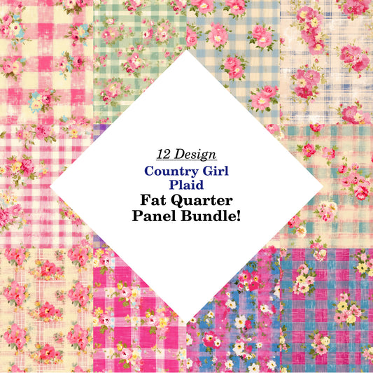 Country Girl Plaid Fat Quarter Bundle