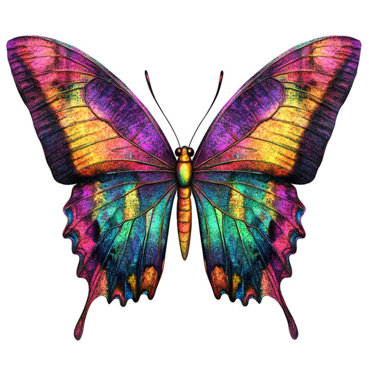 Vibrant Butterflies Fabric Panel 18