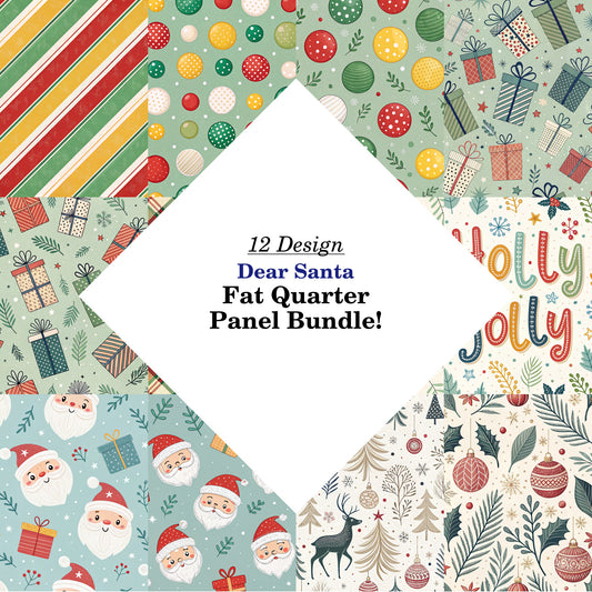 Dear Santa Fat Quarter Bundle