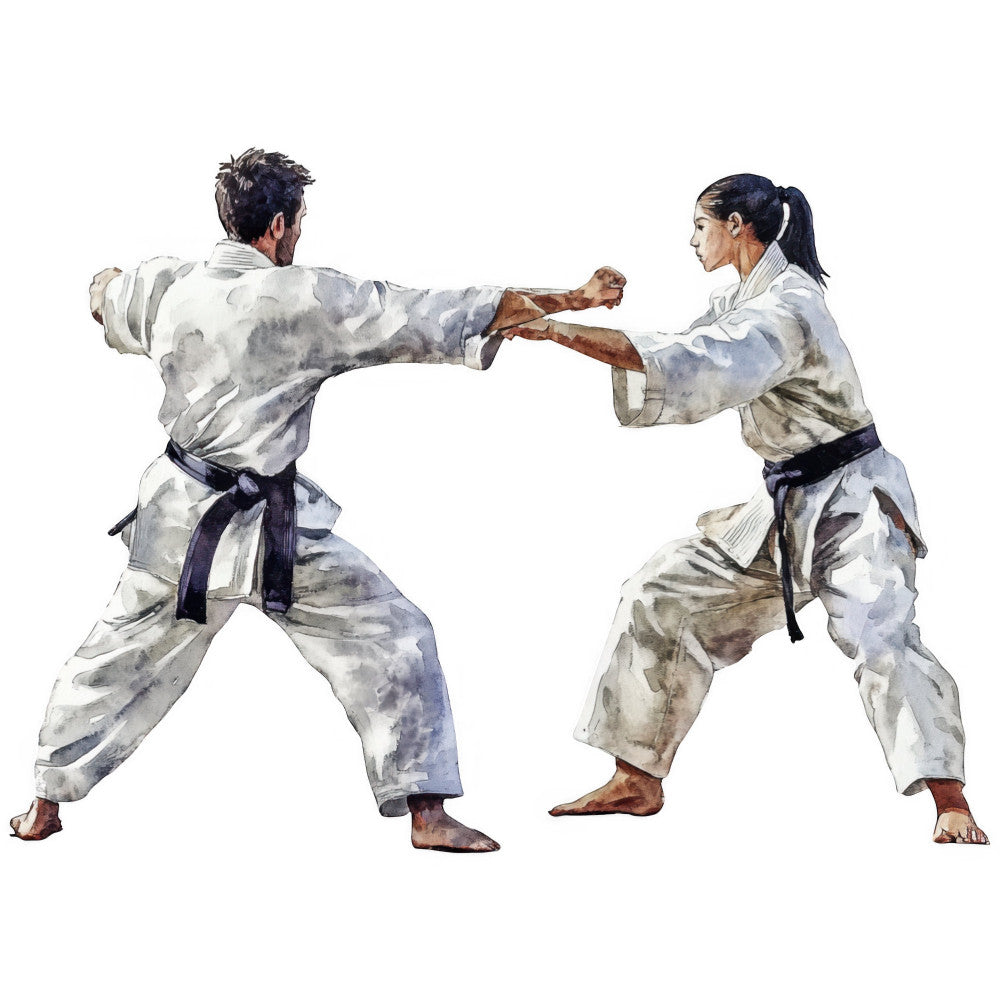 Karate Taekwondo Fabric Panel 4