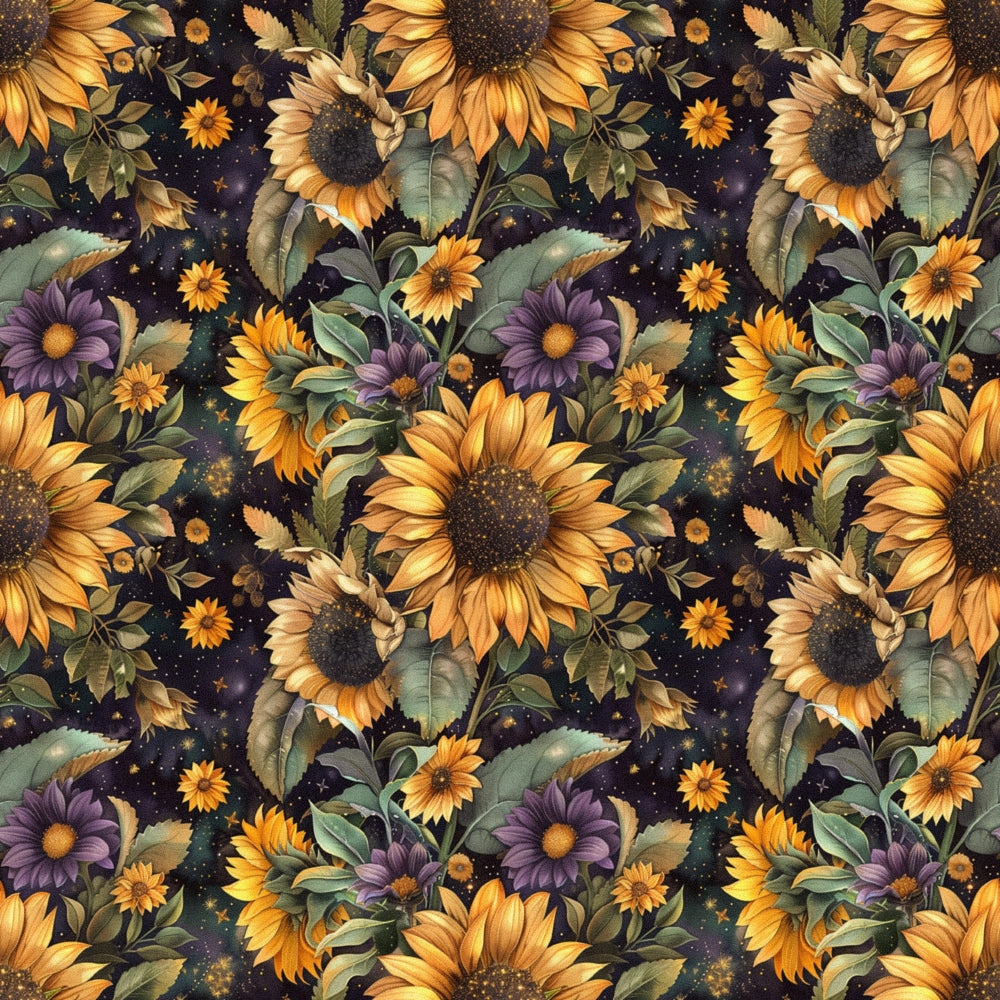 Daily Deal: Leo Zodiac Pattern 7 Quilting Cotton Fabric - 45" x 1 Yard"