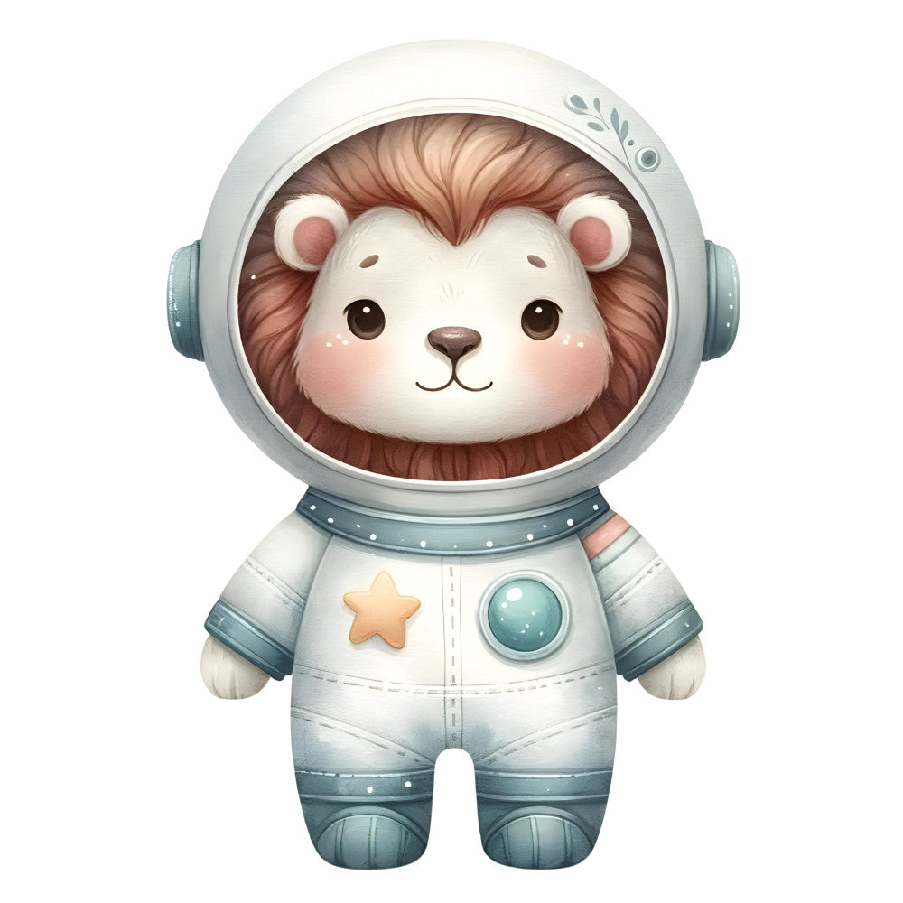 Astronaut Animal Space Fabric Panel 19