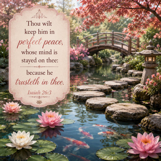 Inspirational Verses Fabric Panel 86