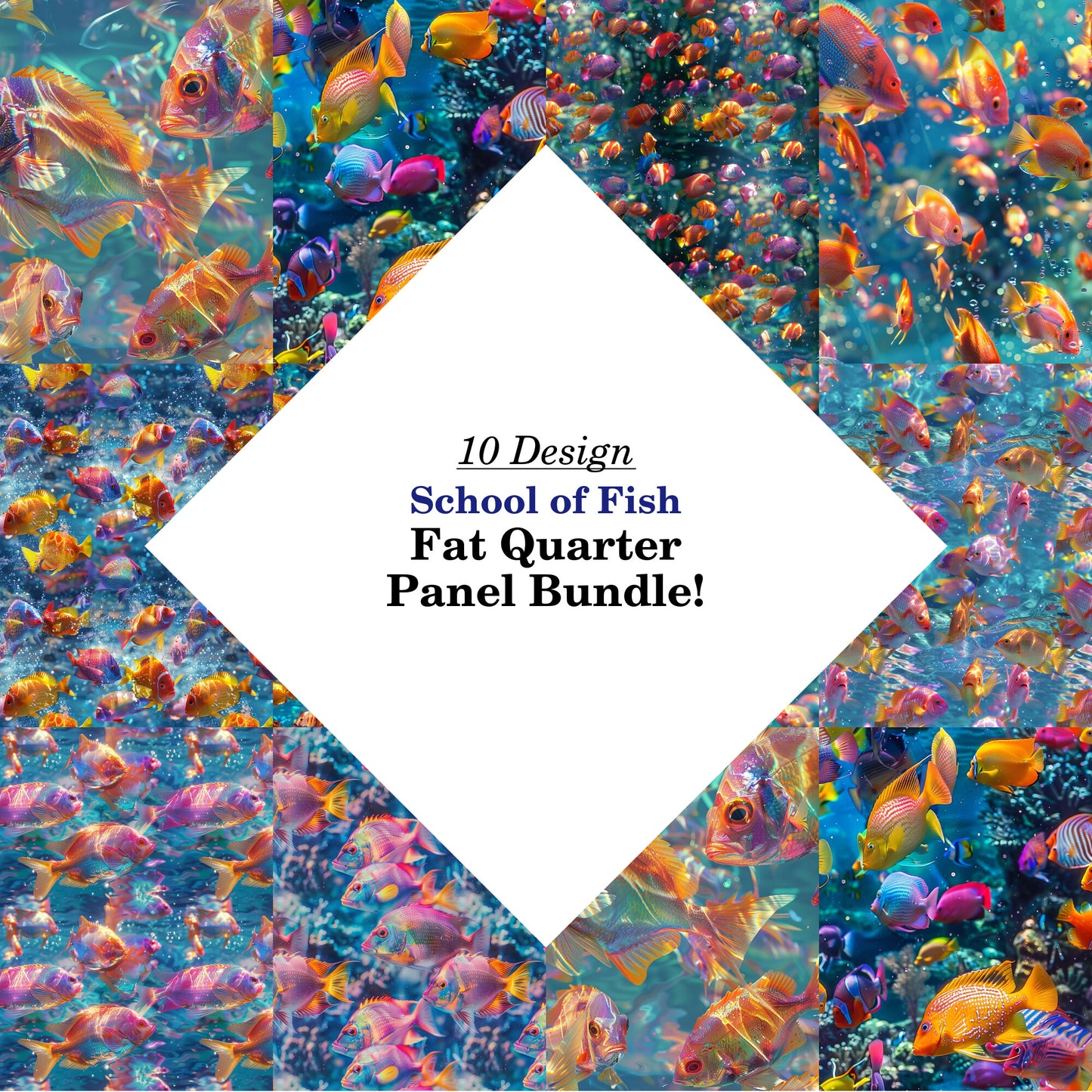 School of Fish Fat Quarter Bundle