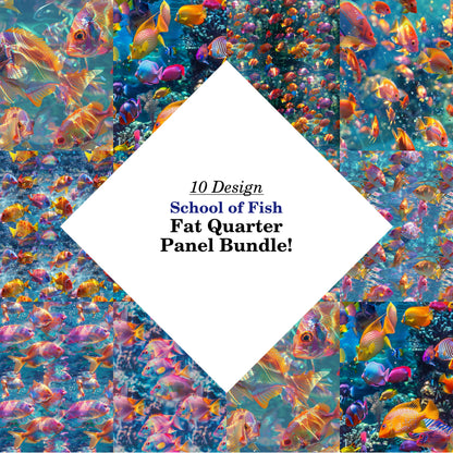 School of Fish Fat Quarter Bundle