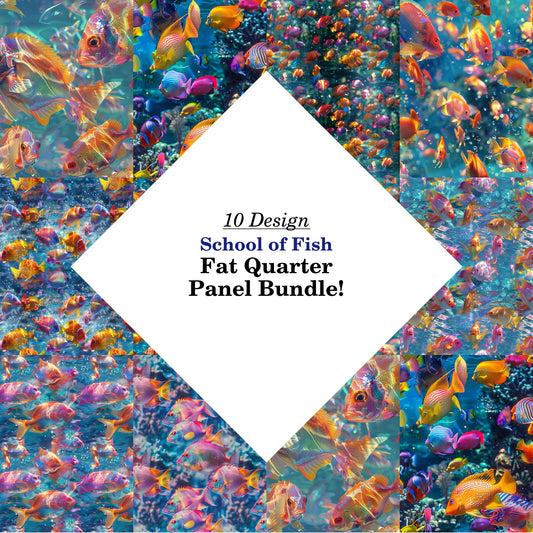 School of Fish Fat Quarter Bundle