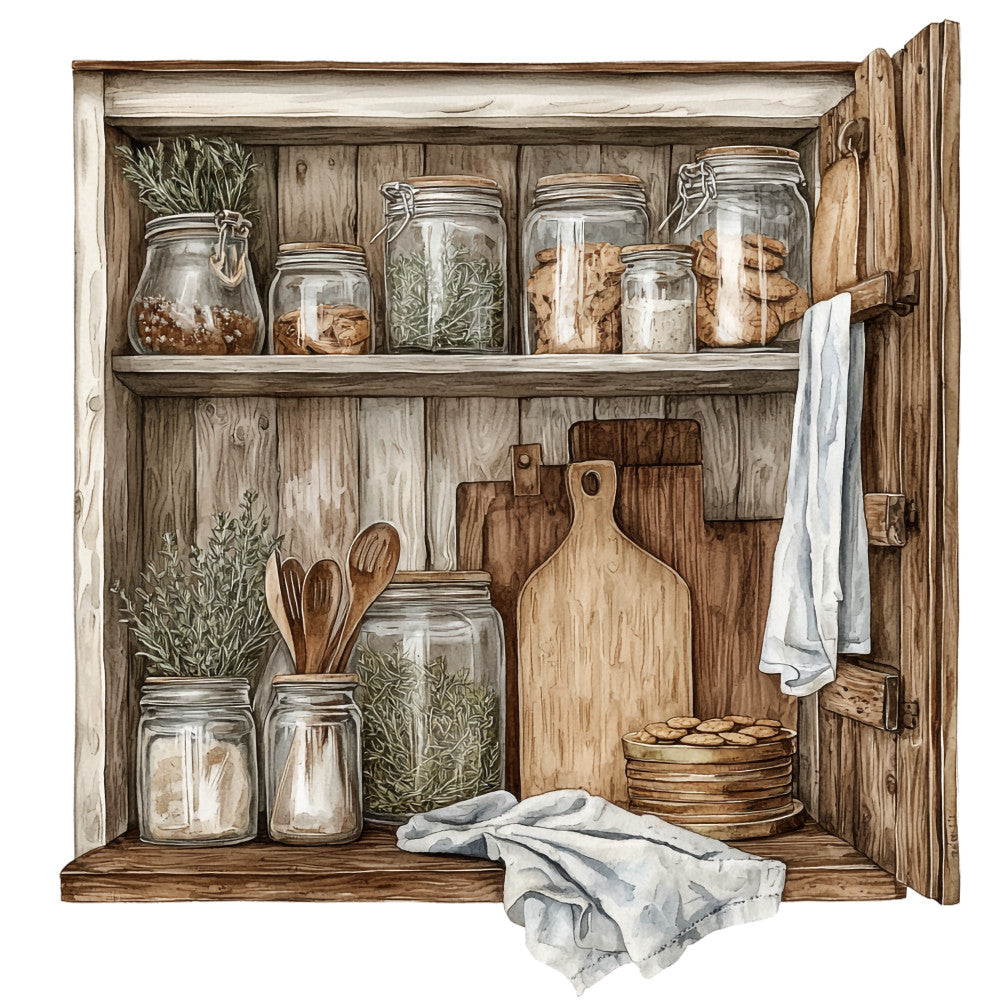 Country Kitchen Fabric Panel 32