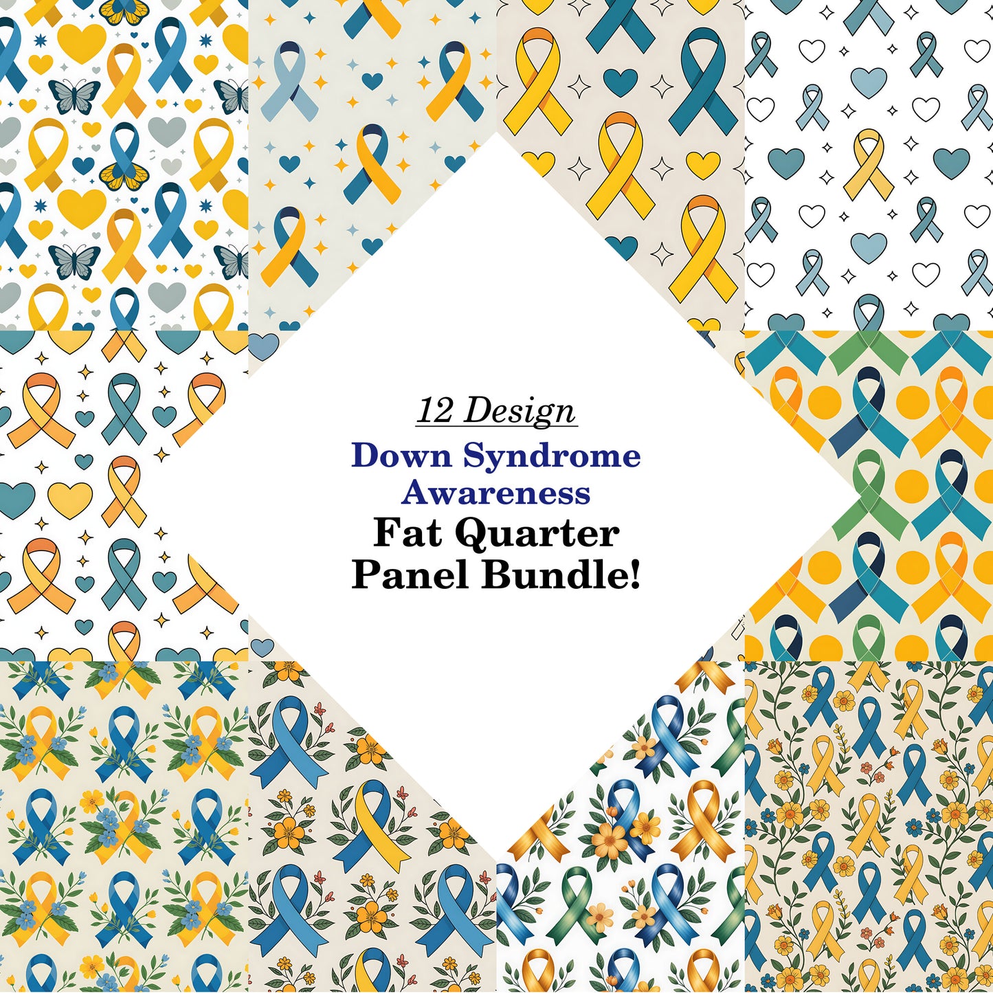 Down Syndrome Awareness Fat Quarter Bundle