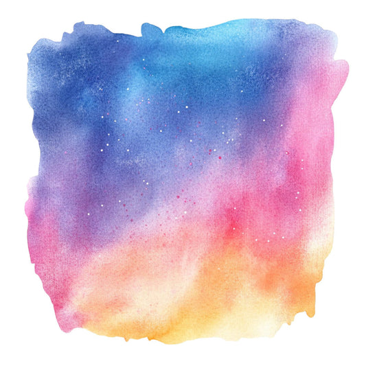 Watercolor Space Adventure Fabric Panel 20