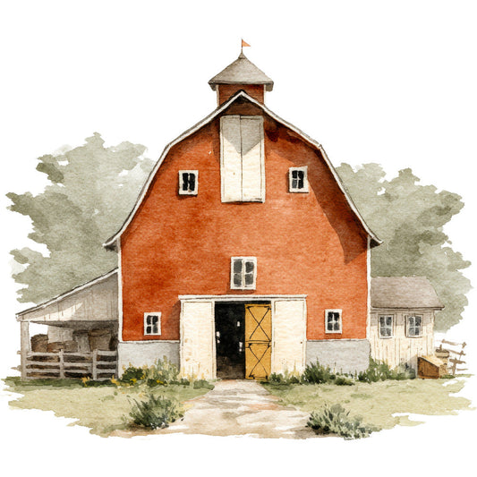 Farmhouse Chicken Decor Fabric Panel 32