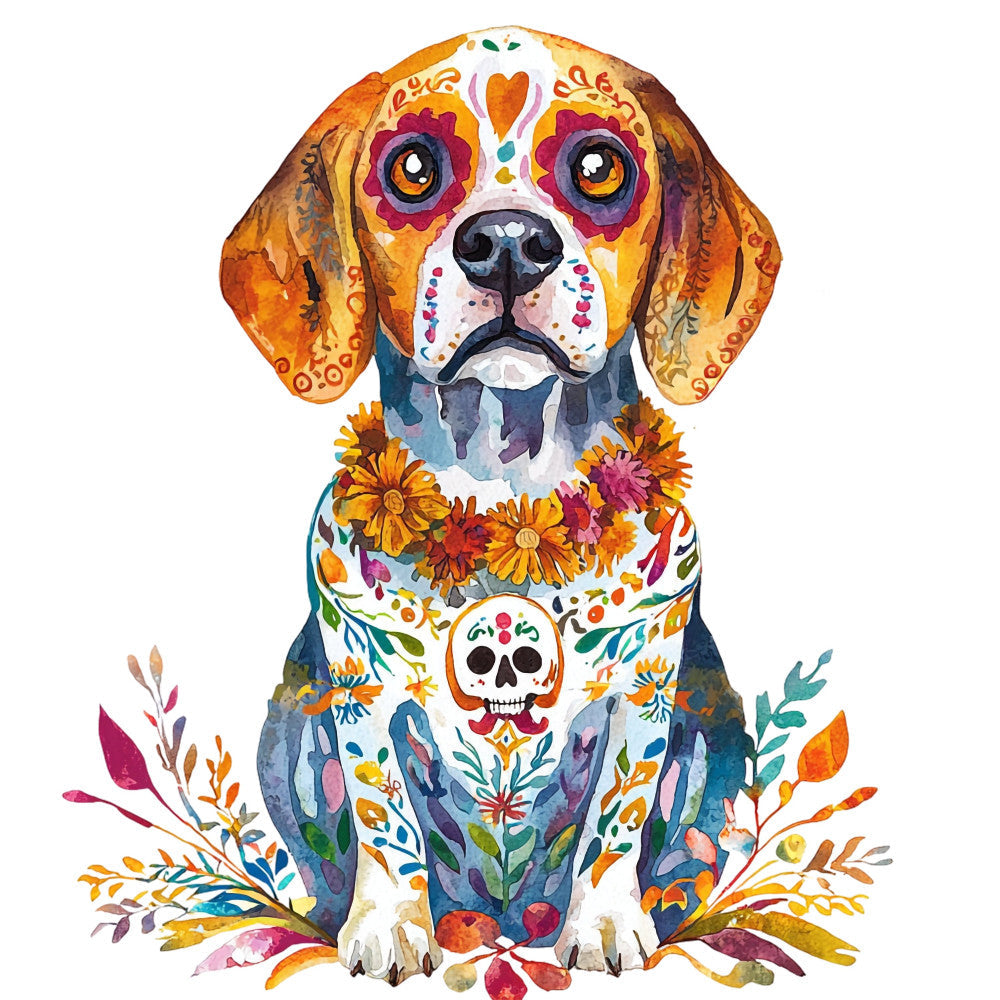 Pets de Los Muertos Fabric Panel 19