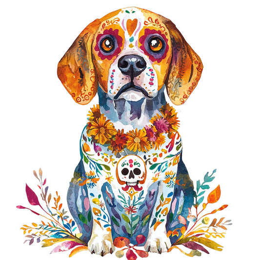 Pets de Los Muertos Fabric Panel 19