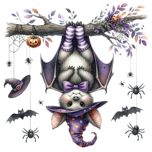 Halloween Wonder Animals Fabric Panel 153