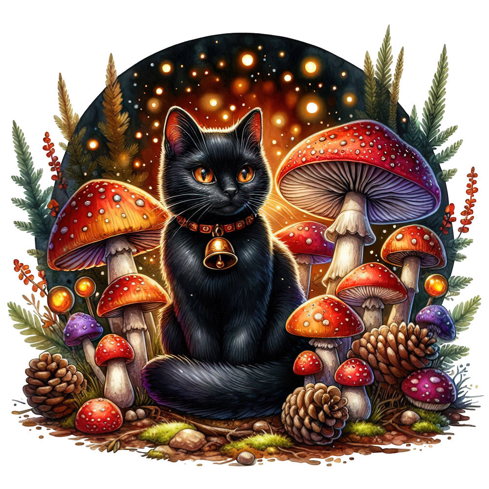 Autumn Cats Fabric Panel 78