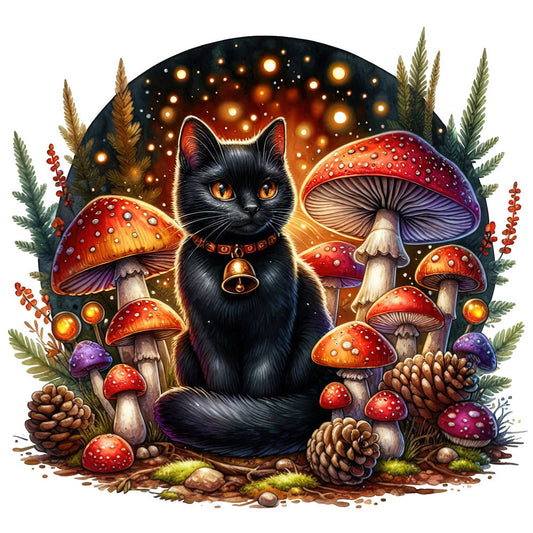 Autumn Cats Fabric Panel 78