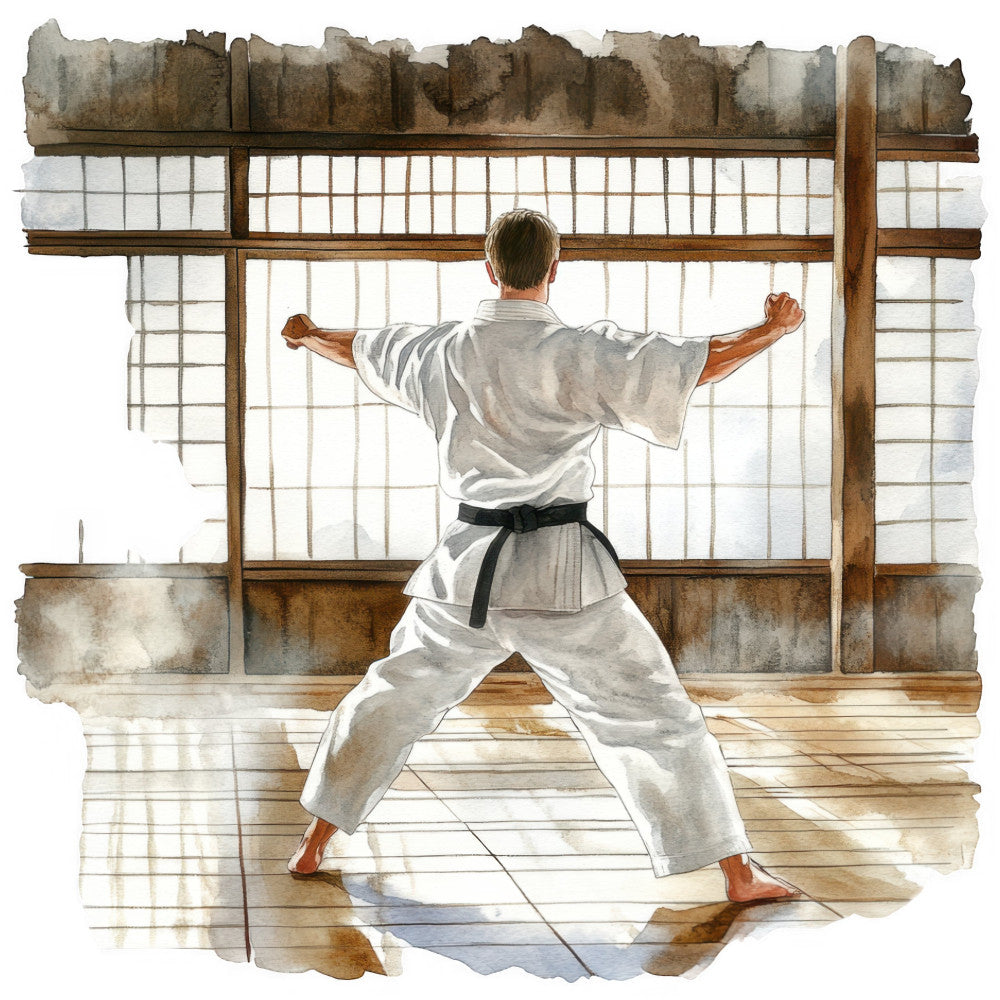 Karate Taekwondo Fabric Panel 3