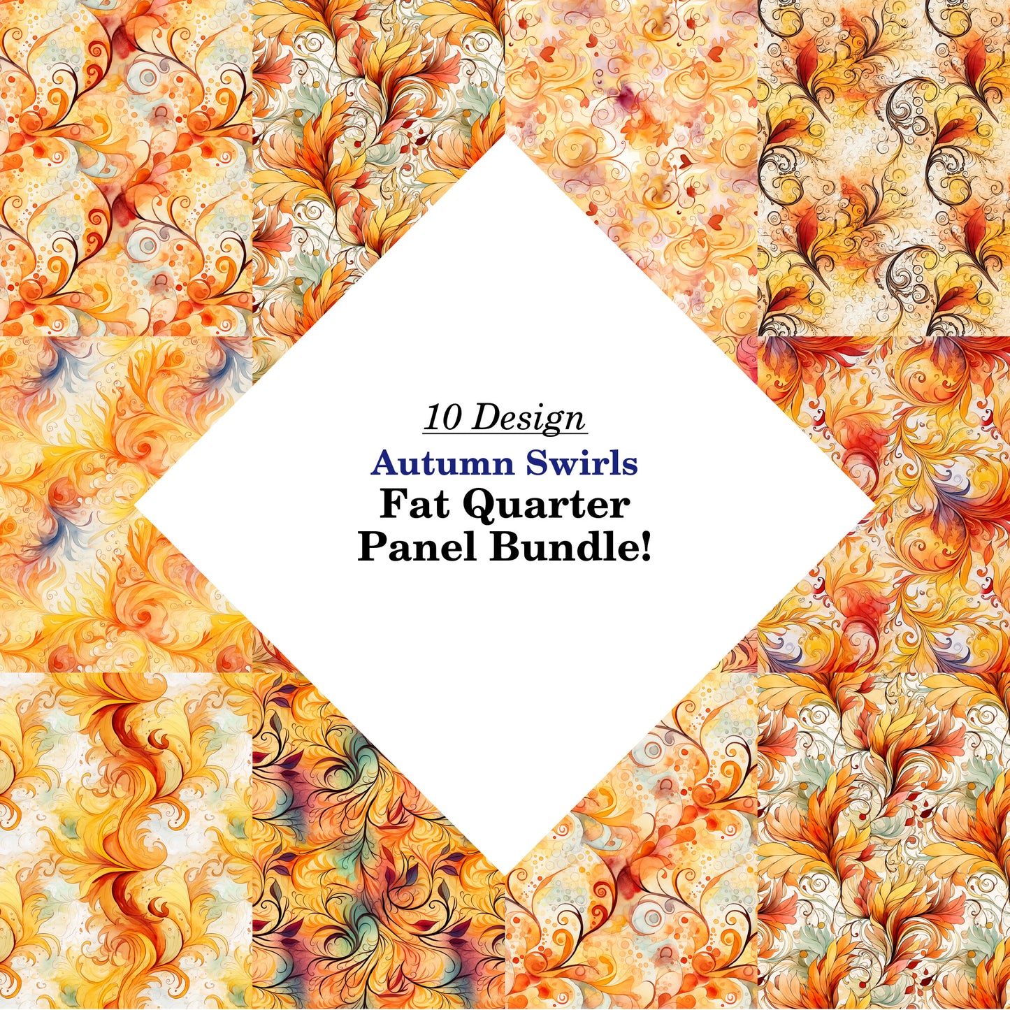 Autumn Swirls Fat Quarter Bundle