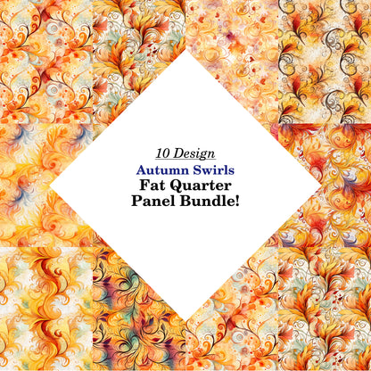 Autumn Swirls Fat Quarter Bundle