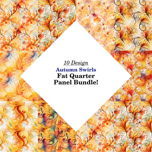 Autumn Swirls Fat Quarter Bundle
