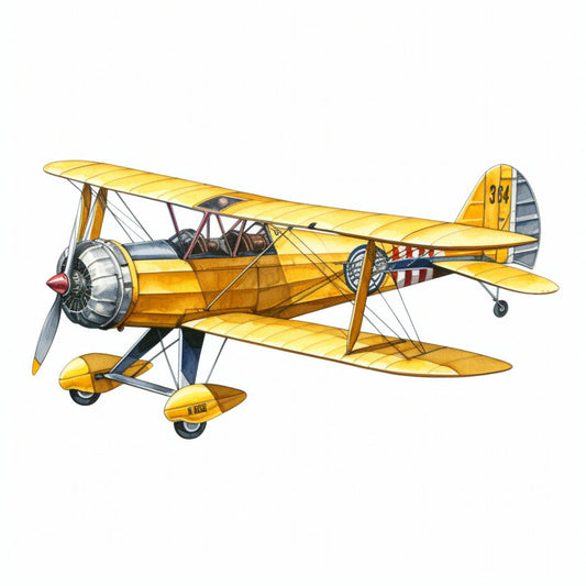 Wright Biplane Fabric Panel 11