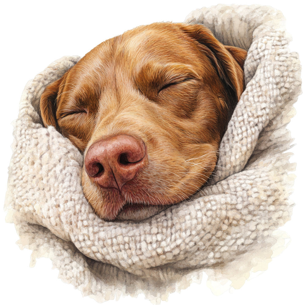 Watercolor Vizslas Fabric Panel 25