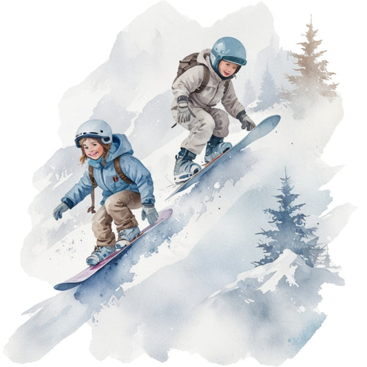 Ski Resort Fabric Panel 1