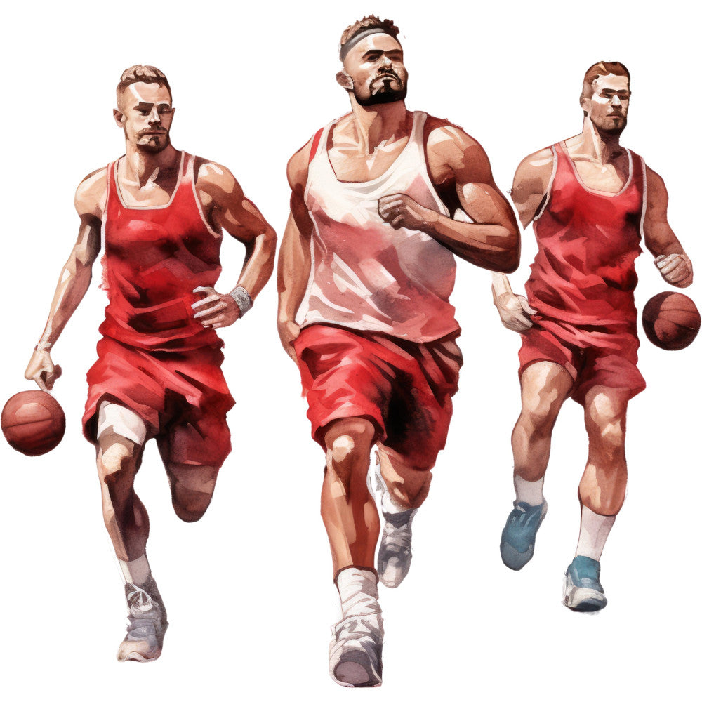 Basketball Game Fabric Panel 15