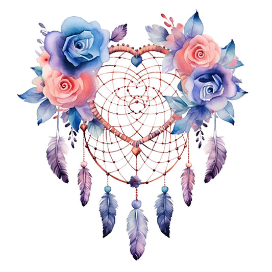 Watercolor Dream Catcher Fabric Panel 7