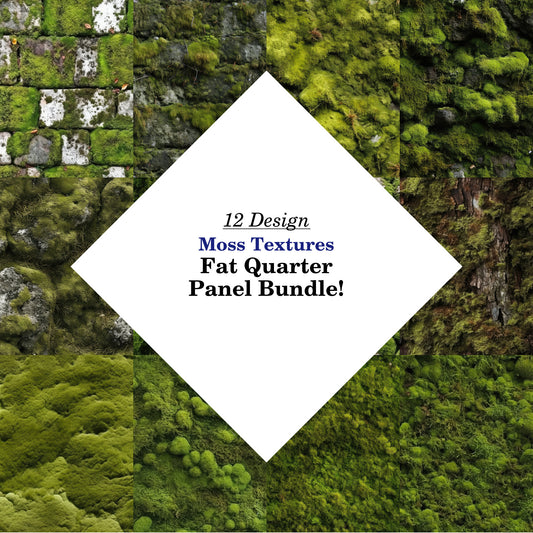 Moss Textures Fat Quarter Bundle