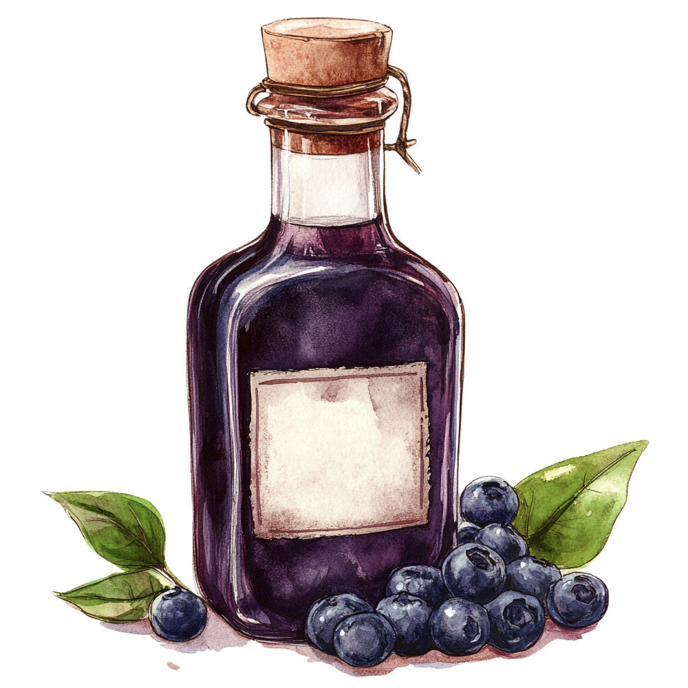 Blueberry Gardens Fabric Panel 40