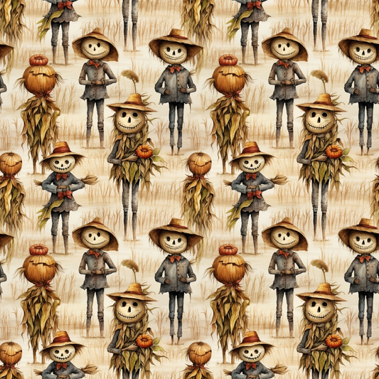 Daily Deal: Spooky Season Pattern 36 Quilting Cotton Fabric - 45" x 1 Yard"