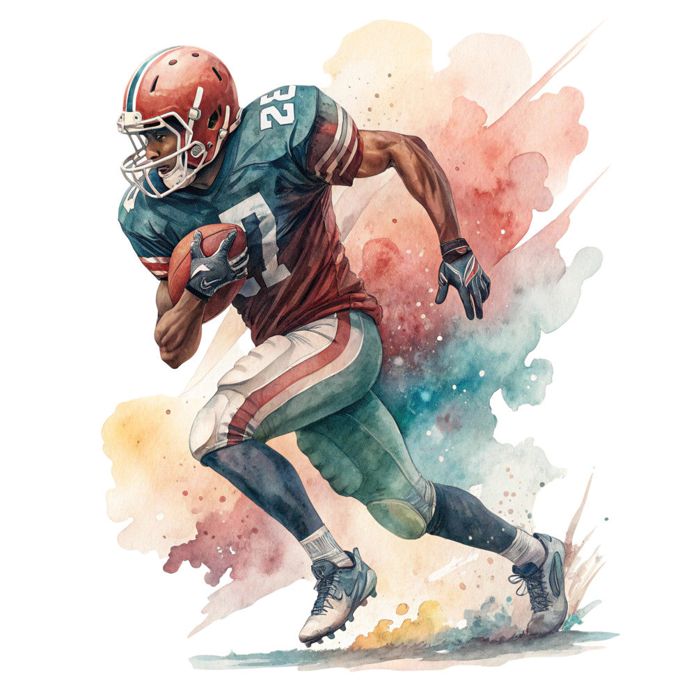 Football Player Fabric Panel 1