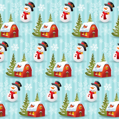 Christmas Love Pattern 1 Quilting Cotton Fabric