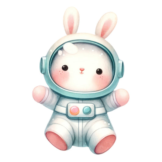 Astronaut Animal Space Fabric Panel 34