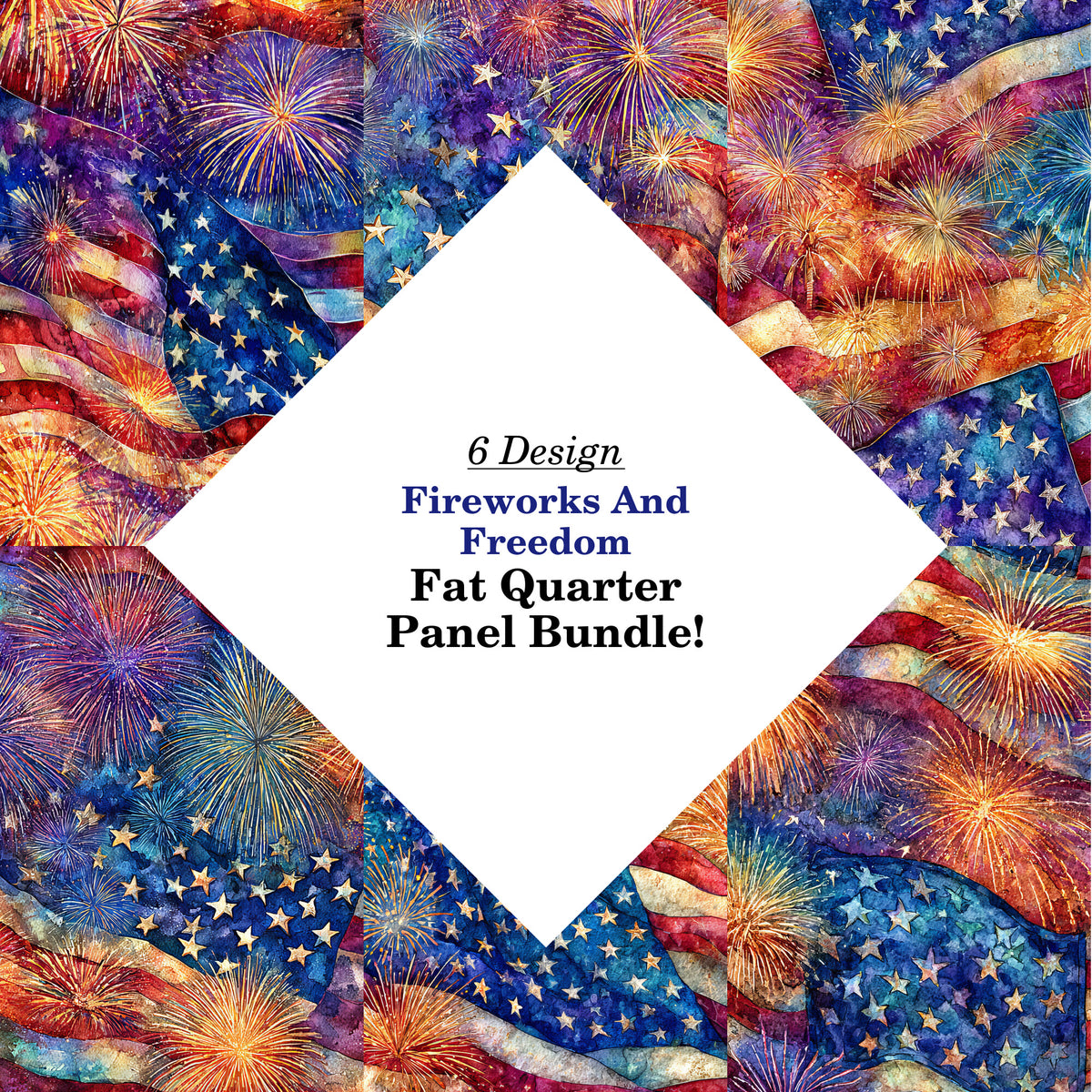 Fireworks And Freedom Fat Quarter Bundle