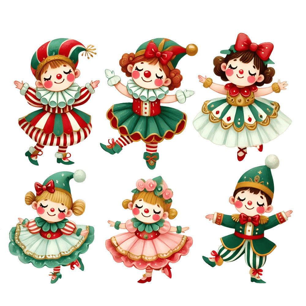 Nutcracker Ballet Fabric Panel 35