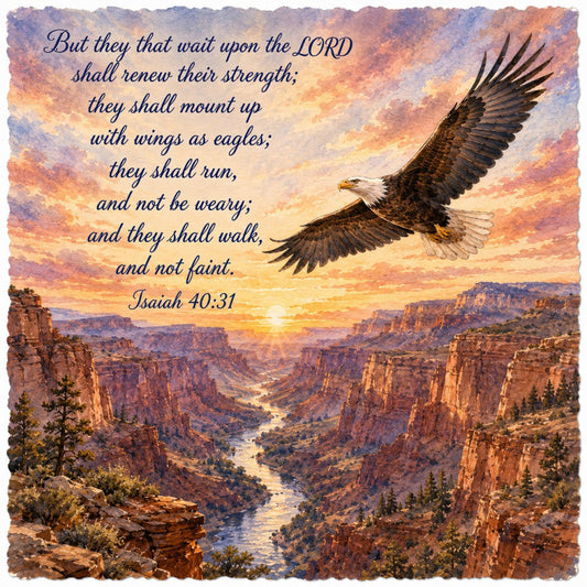 Inspirational Verses Fabric Panel 19