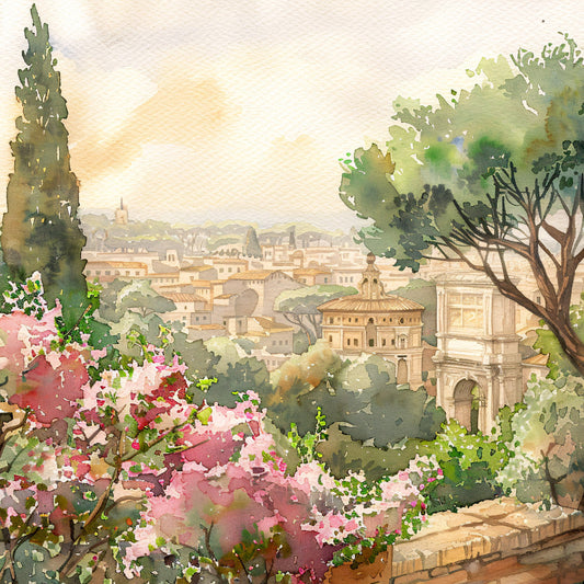 Italy Travel Art Fabric Panel 9