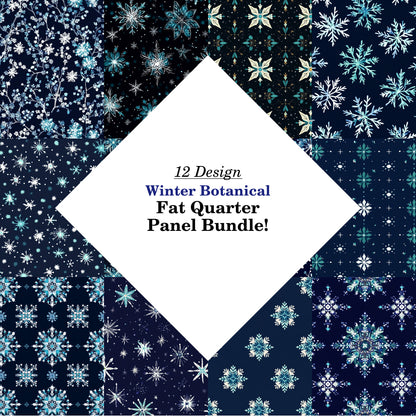 Winter Botanical Fat Quarter Bundle