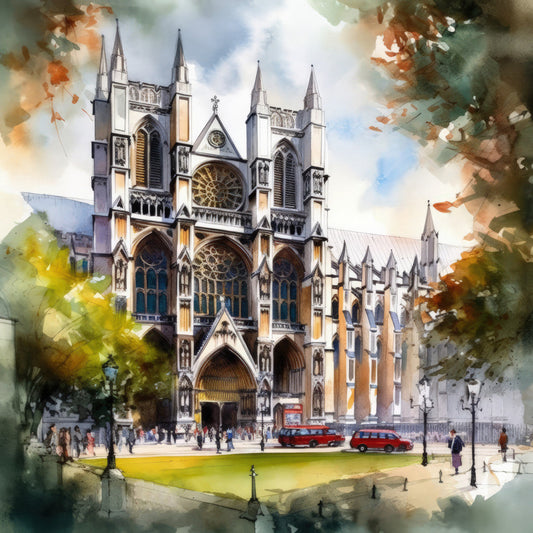 London In Summer Fabric Panel 2