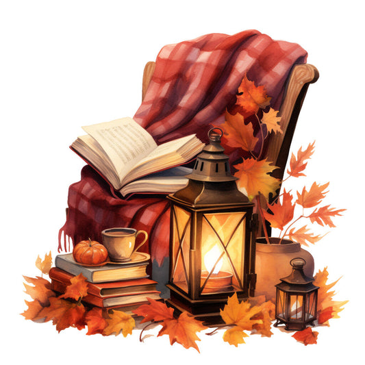 Cozy Autumn Fabric Panel 1