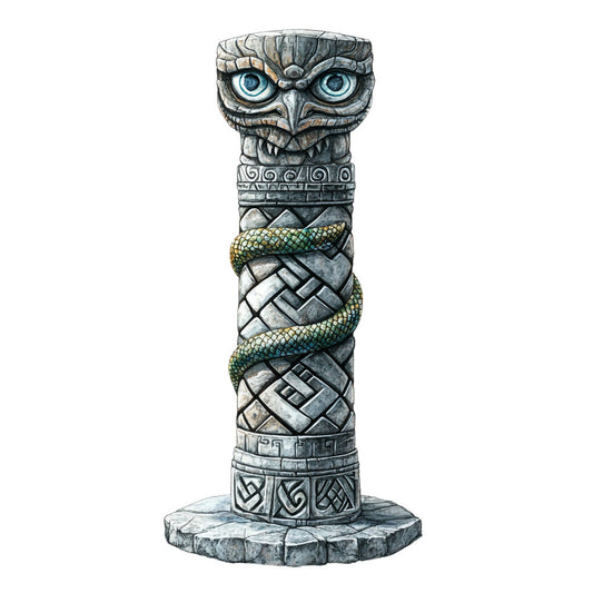 Nordic Totems Fabric Panel 33