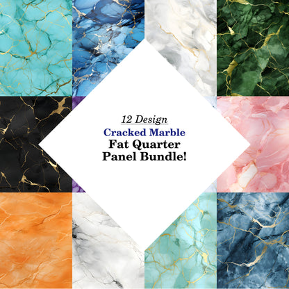 Cracked Marble Fat Quarter Bundle