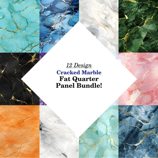 Cracked Marble Fat Quarter Bundle