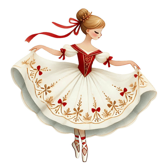 Nutcracker Ballet Fabric Panel 113