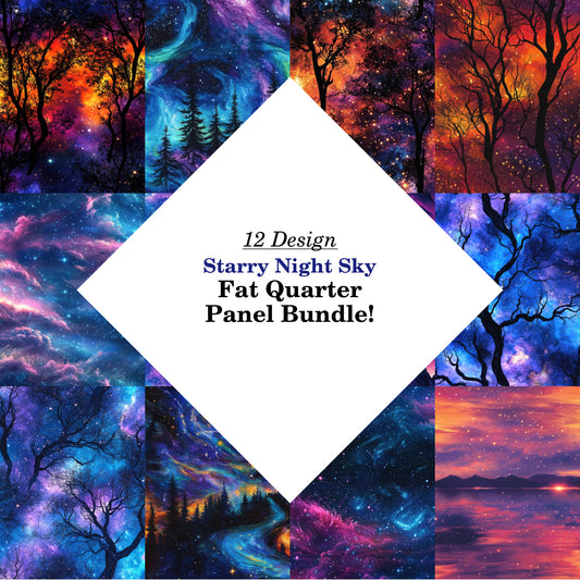 Starry Night Sky Fat Quarter Bundle