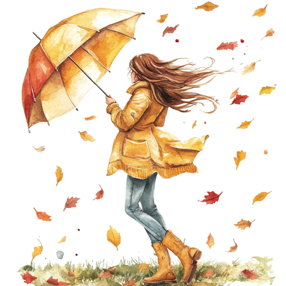 Rainy October Fabric Panel 23